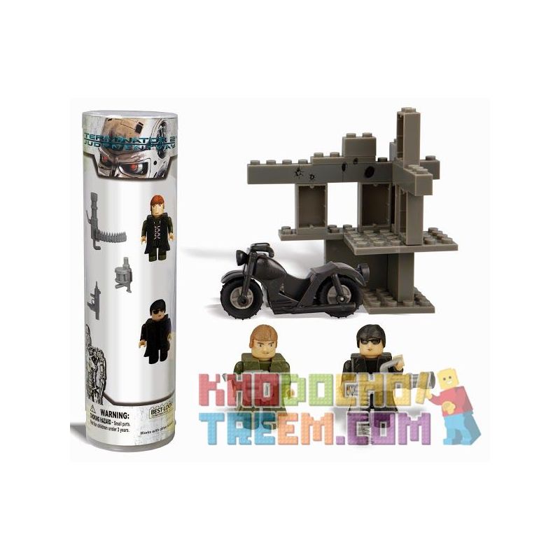 BEST-LOCK 01021T non  KYLE REESE VÀ KẺ HỦY DIỆT bộ đồ chơi xếp lắp ráp ghép mô hình Terminator KYLE REESE & TERMINATOR