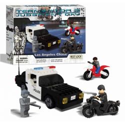 BEST-LOCK 01042T non  LOS ANGELES CHASE. bộ đồ chơi xếp lắp ráp ghép mô hình Terminator Kẻ Hủy Diệt 150 khối