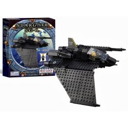 BEST-LOCK 01110S non  X-302. bộ đồ chơi xếp lắp ráp ghép mô hình Star Wars STARGATE SG-1 X-302 Chiến Tranh Giữa Các Vì Sao 230 khối
