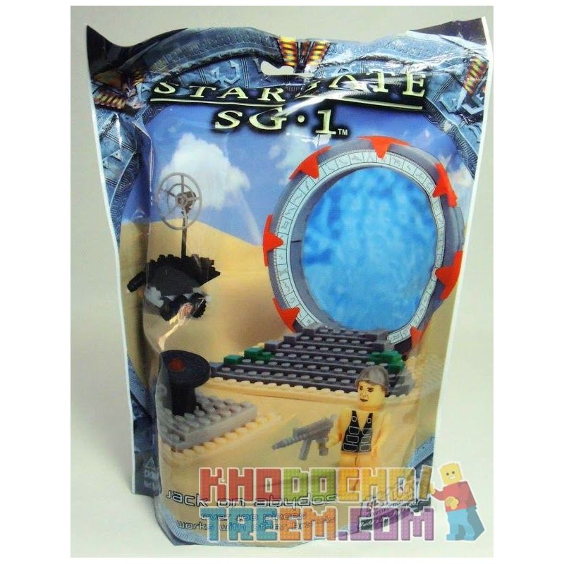 BEST-LOCK 01084S non  ABYDOS JACK. bộ đồ chơi xếp lắp ráp ghép mô hình Star Wars STARGATE SG-1 JACK ON ABYDOS Chiến Tranh Giữa Các Vì Sao 39 khối