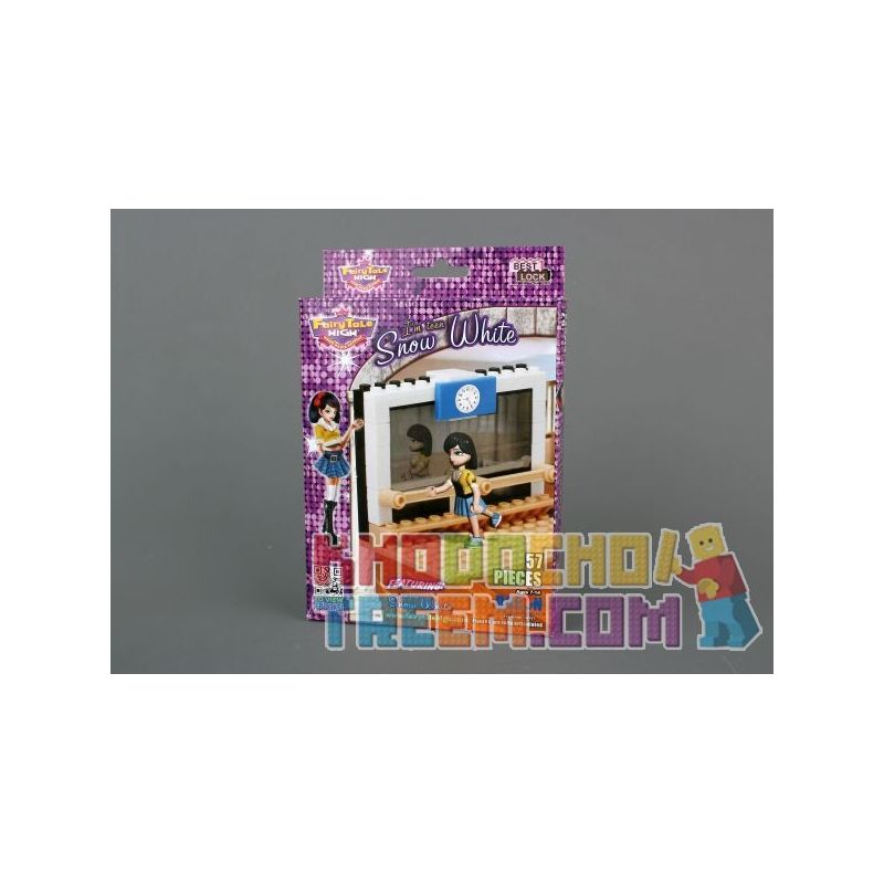 BEST-LOCK 14167 non  TÔI LÀ MỘT CÔ GÁI BẠCH TUYẾT bộ đồ chơi xếp lắp ráp ghép mô hình  I'M TEEN SNOW WHITE Các Bạn Gái 57 khối