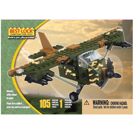 BEST-LOCK 23241 non  PHI CƠ bộ đồ chơi xếp lắp ráp ghép mô hình Military Army PLANE Quân Sự Bộ Đội 105 khối