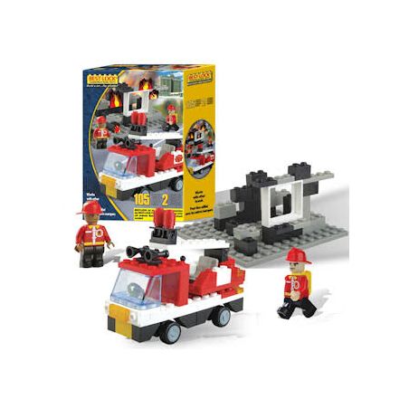 BEST-LOCK 12302 non  BỘ PHÒNG CHÁY CHỮA bộ đồ chơi xếp lắp ráp ghép mô hình City FIREFIGHTER PLAY SET Thành Phố 105 khối