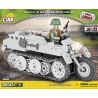 COBI 2168 non  MÔ TÔ NỬA ĐƯỜNG SDKFZ 2 bộ đồ chơi xếp lắp ráp ghép mô hình Military Army SD.KFZ.2 KETTENKRAD HK-101 Quân Sự Bộ Đội 200 khối