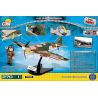 COBI 5528 non  MÁY BAY CHIẾN ĐẤU G.55 bộ đồ chơi xếp lắp ráp ghép mô hình Military Army FIAT G.55 CENTAURO Quân Sự Bộ Đội 270 khối