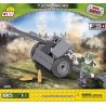 COBI 2185 non  SÚNG CHỐNG TĂNG PAK 40 bộ đồ chơi xếp lắp ráp ghép mô hình Military Army PAK 40/7.5 CM Quân Sự Bộ Đội 80 khối