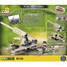 COBI 2367 WD-5550 5550 WD5550 non  SÚNG PHÒNG KHÔNG 88 MM bộ đồ chơi xếp lắp ráp ghép mô hình Military Army FLAK 36/37 8.8 CM Quân Sự Bộ Đội 100 khối