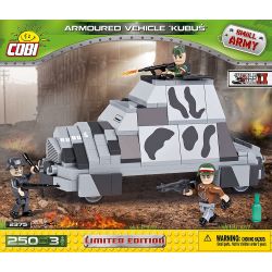 COBI 2375 non  XE BỌC THÉP KUBUŚ bộ đồ chơi xếp lắp ráp ghép mô hình Military Army ARMOURED VEHICLE "KUBUŚ" Quân Sự Bộ Đội 250 khối
