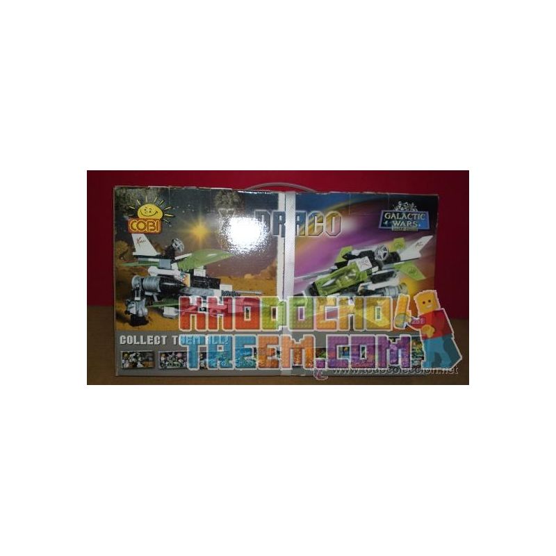COBI 1251 non  X-DRACO CHÈO THUYỀN TRÊN DẢI NGÂN HÀ bộ đồ chơi xếp lắp ráp ghép mô hình X-DRACO GALACTIC RACER 323 khối