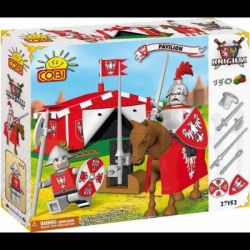 COBI 27152 27150 non  CÁI LỀU bộ đồ chơi xếp lắp ráp ghép mô hình Medieval Castle PAVILION Chiến Tranh Trung Cổ 150 khối