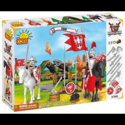 COBI 27253 non  TRẠI bộ đồ chơi xếp lắp ráp ghép mô hình Medieval Castle CAMP Chiến Tranh Trung Cổ 250 khối