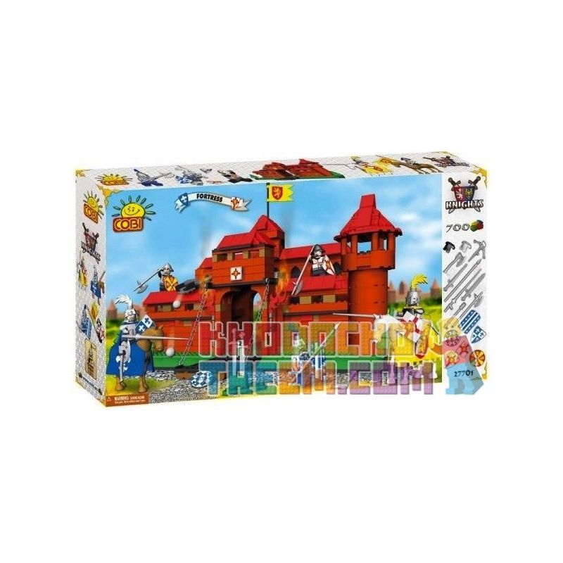COBI 27701 non  PHÁO ĐÀI bộ đồ chơi xếp lắp ráp ghép mô hình Medieval Castle FORTRESS Chiến Tranh Trung Cổ 700 khối
