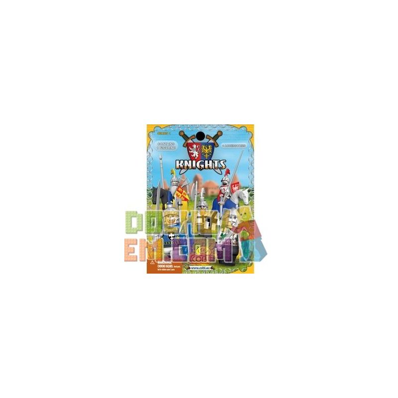 COBI 27002 non  1 MINIFIGURE VÀ PHỤ KIỆN bộ đồ chơi xếp lắp ráp ghép mô hình Medieval Castle 1 FIGURE WITH ACCESSORIES Chiến Tranh Trung Cổ