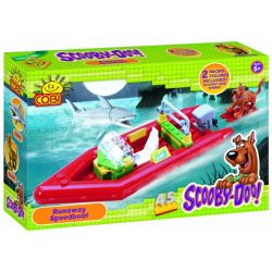 CHARACTER BUILDING 04551 COBI 23080 non  TÀU CAO TỐC CHẠY bộ đồ chơi xếp lắp ráp ghép mô hình Movie & Game RUNAWAY SPEEDBOAT Phim Và Trò Chơi 45 khối