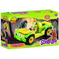 CHARACTER BUILDING 04551-2 COBI 23082 non  LEOPARD RỪNG RƯỢT ĐUỔI 4X4 bộ đồ chơi xếp lắp ráp ghép mô hình Movie & Game PANTHER PURSUIT JUNGLE 4X4 Phim Và Trò Chơi 75 khối