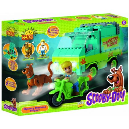 CHARACTER BUILDING 04552 COBI 23210 non  BỘ MÁY BÍ ẨN bộ đồ chơi xếp lắp ráp ghép mô hình Movie & Game MYSTERY MACHINE PLAYSET Phim Và Trò Chơi 198 khối