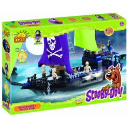 COBI 23320 non  TÀU HẢI TẶC RÂU ĐEN bộ đồ chơi xếp lắp ráp ghép mô hình Movie & Game BLACKBEAD'S PIRATE SHIP Phim Và Trò Chơi 269 khối
