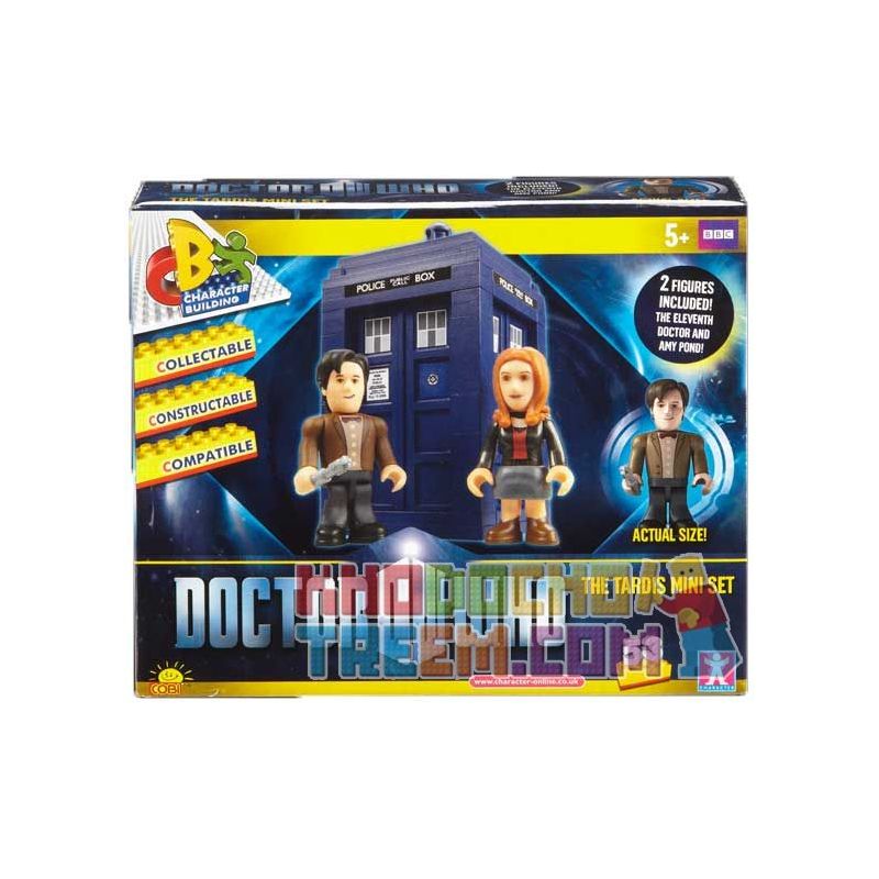 CHARACTER BUILDING 03850 non  BỘ MINI TARDIS bộ đồ chơi xếp lắp ráp ghép mô hình Movie & Game THE TARDIS MINI SET Phim Và Trò Chơi 53 khối