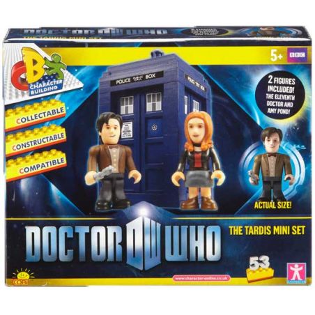 CHARACTER BUILDING 03850 non  BỘ MINI TARDIS bộ đồ chơi xếp lắp ráp ghép mô hình Movie & Game THE TARDIS MINI SET Phim Và Trò Chơi 53 khối