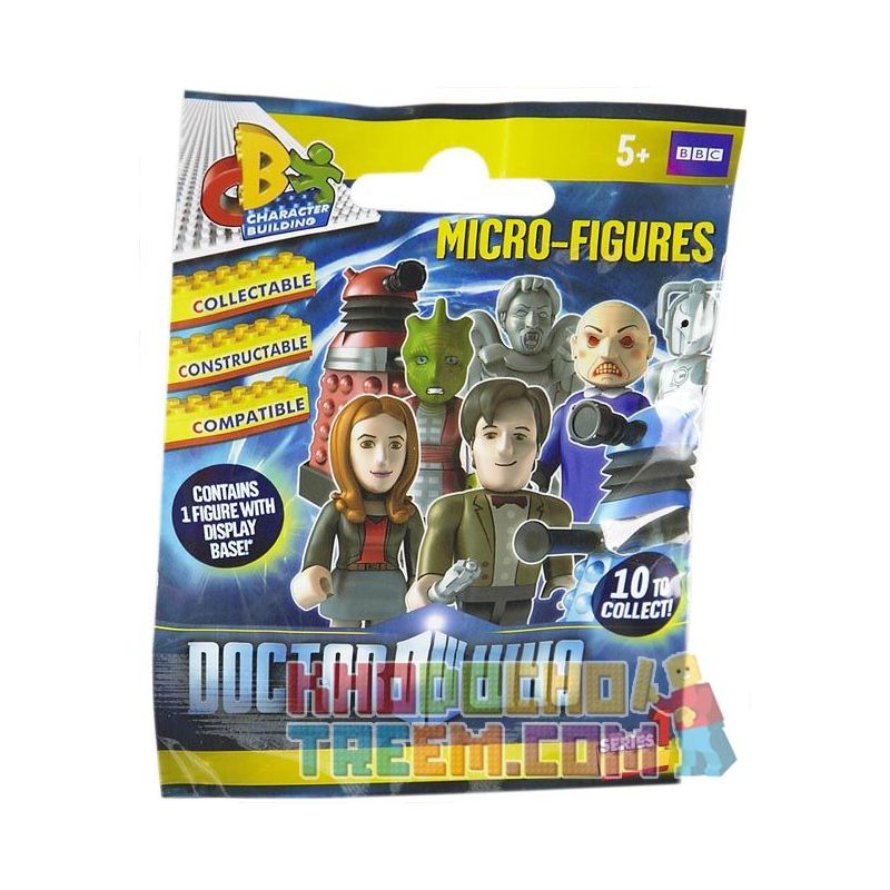 CHARACTER BUILDING 03910 non  SÊ-RI TIẾN SĨ BÍ ẨN 1 bộ đồ chơi xếp lắp ráp ghép mô hình Collectable Minifigures DOCTOR WHO MICROFIGURE SERIES 1 Búp Bê Sưu Tầm