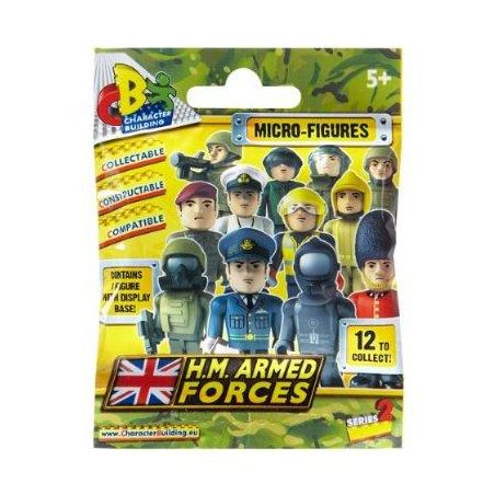 CHARACTER BUILDING 03956 non  BỘ PHIM MINIFIGURE 2 CỦA QUÂN ĐỘI BỆ HẠ bộ đồ chơi xếp lắp ráp ghép mô hình Military Army H.M.ARMED FORCES MICROFIGURE SERIES 2 Quân Sự Bộ Đội