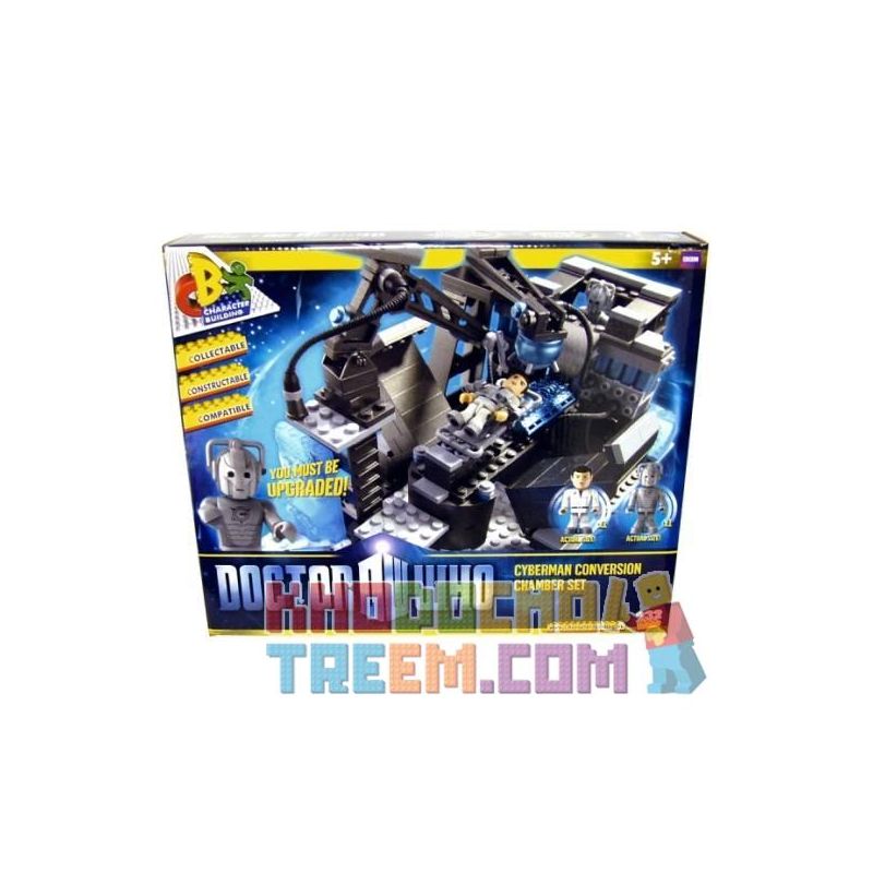 CHARACTER BUILDING 04029 non  PHÒNG CHUYỂN ĐỔI CYBERMAN bộ đồ chơi xếp lắp ráp ghép mô hình Movie & Game CYBERMAN CONVERSION CHAMBER Phim Và Trò Chơi 232 khối