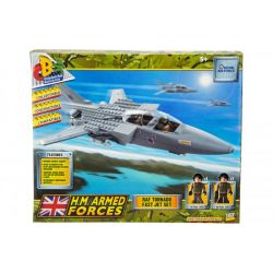 CHARACTER BUILDING 04032 non  BỘ MÁY BAY CHIẾN ĐẤU NHANH RAF GALE bộ đồ chơi xếp lắp ráp ghép mô hình Military Army RAF TORNADO FAST JET SET Quân Sự Bộ Đội 187 khối