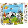 COBI 27151 27153 non  CÁI LỀU bộ đồ chơi xếp lắp ráp ghép mô hình Medieval Castle PAVILION Chiến Tranh Trung Cổ 150 khối