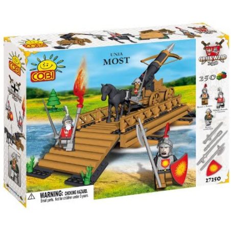COBI 27250 non  CẦU bộ đồ chơi xếp lắp ráp ghép mô hình Medieval Castle MOST (UNIA) Chiến Tranh Trung Cổ 250 khối