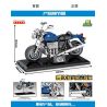 SEMBO 701206 non  XE TAY GA HONDA VALKYIE bộ đồ chơi xếp lắp ráp ghép mô hình Motorcycle Motorbike Xe Hai Bánh 317 khối