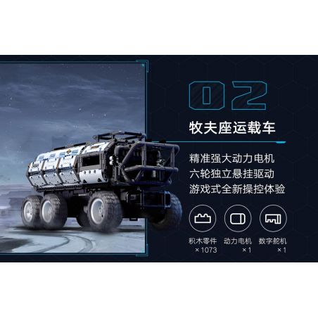 XIAOMI MITU MI ONEBOT XJXL05IQI 05IQI non  NGƯỜI CHĂN CỪU bộ đồ chơi xếp lắp ráp ghép mô hình  Kỹ Thuật Công Nghệ Cao Mô Hình Phương Tiện 1073 khối