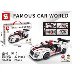 SEMBO 607327 SHENG YUAN SY 5112 non  AUDI. bộ đồ chơi xếp lắp ráp ghép mô hình Racers FAMOUS CAR WORLD Đua Tốc Độ 324 khối