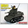 BRICKMANIA 217 non  TĂNG HẠNG NHẸ M3A1 STUART bộ đồ chơi xếp lắp ráp ghép mô hình Military Army M3A1 STUART LIGHT TANK Quân Sự Bộ Đội 381 khối