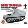BRICKMANIA 235 non  PHÁO TỰ HÀNH WASP bộ đồ chơi xếp lắp ráp ghép mô hình Military Army SDKFZ 124 WESPE 10.5CM SELF-PROPELLED GUN Quân Sự Bộ Đội 342 khối