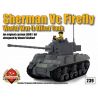 BRICKMANIA 239 non  SHERMAN FIREFLY. bộ đồ chơi xếp lắp ráp ghép mô hình Military Army SHERMAN VC FIREFLY Quân Sự Bộ Đội 737 khối