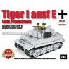 BRICKMANIA 245 non  XE TĂNG TIGER (XÁM) bộ đồ chơi xếp lắp ráp ghép mô hình Military Army TIGER AUSF (GRAY) Quân Sự Bộ Đội 954 khối