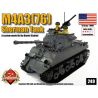 BRICKMANIA 249 non  M4A3 (76) XE TĂNG SHERMAN bộ đồ chơi xếp lắp ráp ghép mô hình Military Army M4A3(76) SHERMAN TANK Quân Sự Bộ Đội 796 khối