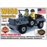 BRICKMANIA 253B non  GÓI CHIẾN ĐẤU XE CHỈ HUY WC56 bộ đồ chơi xếp lắp ráp ghép mô hình Military Army WC56 COMMAND CAR BATTLE PACK Quân Sự Bộ Đội 164 khối
