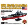 BRICKMANIA 704 non  USS BẮC CAROLINA (1 700) bộ đồ chơi xếp lắp ráp ghép mô hình Military Army USS NORTH CAROLINA (1/700 SCALE) Quân Sự Bộ Đội 445 khối
