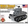 BRICKMANIA 240B non  TĂNG HẠNG NHẸ M3A1 STUART bộ đồ chơi xếp lắp ráp ghép mô hình Military Army M3A1 STUART LIGHT TANK Quân Sự Bộ Đội 427 khối