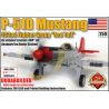 BRICKMANIA 259 non  MÁY BAY CHIẾN ĐẤU P-51 MUSTANG bộ đồ chơi xếp lắp ráp ghép mô hình Military Army P-51D MUSTANG "RED TAIL" Quân Sự Bộ Đội 296 khối