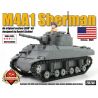 BRICKMANIA 282A1 non  XE TĂNG M4A1 SHERMAN bộ đồ chơi xếp lắp ráp ghép mô hình Military Army Quân Sự Bộ Đội 528 khối