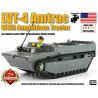 BRICKMANIA 283 non  PHƯƠNG TIỆN HẠ CÁNH ĐƯỢC THEO DÕI bộ đồ chơi xếp lắp ráp ghép mô hình Military Army LVT-4 AMTRAC Quân Sự Bộ Đội 634 khối