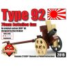 BRICKMANIA 2019 non  92 PHÁO BINH BỘ bộ đồ chơi xếp lắp ráp ghép mô hình Military Army TYPE-92 70MM BATALLION GUN Quân Sự Bộ Đội 27 khối