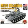 BRICKMANIA 255C non  TĂNG HẠNG NHẸ M24 XIAFEI bộ đồ chơi xếp lắp ráp ghép mô hình Military Army M24 CHAFFEE LIGHT TANK  Quân Sự Bộ Đội 385 khối