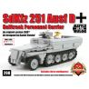 BRICKMANIA 298 non  XE BÁN TẢI SDKFZ 251 bộ đồ chơi xếp lắp ráp ghép mô hình Military Army SDKFZ 251 AUSF HALFTRACK PERSONNEL CARRIER Quân Sự Bộ Đội 348 khối