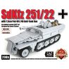 BRICKMANIA 298B non  XE BÁN TẢI SDKFZ 251 22 bộ đồ chơi xếp lắp ráp ghép mô hình Military Army SDKFZ 251/22 Quân Sự Bộ Đội 408 khối