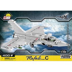 COBI 5802 non  MÁY BAY CHIẾN ĐẤU bộ đồ chơi xếp lắp ráp ghép mô hình Military Army RAFALE C Quân Sự Bộ Đội 400 khối