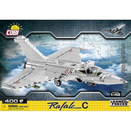 COBI 5802 non  MÁY BAY CHIẾN ĐẤU bộ đồ chơi xếp lắp ráp ghép mô hình Military Army RAFALE C Quân Sự Bộ Đội 400 khối