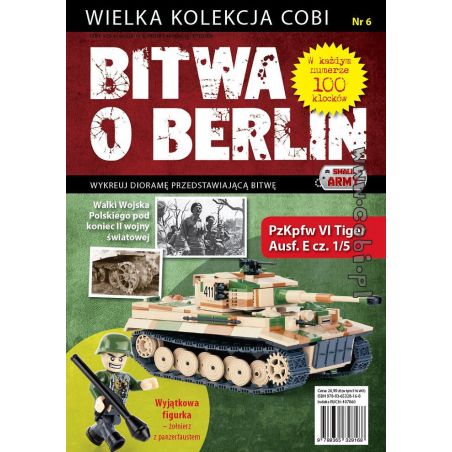 COBI WD non  TRẬN BERLIN SỐ 10 XE TĂNG 6 TIGER (5 5) bộ đồ chơi xếp lắp ráp ghép mô hình Military Army BATTLE OF BERLIN NO. 10 PZKPFW VI TIGER AUSF. (5/5) Quân Sự Bộ Đội 500 khối
